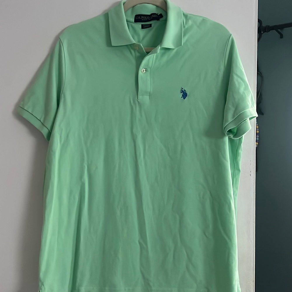 Men’s green size large US polo shirt
